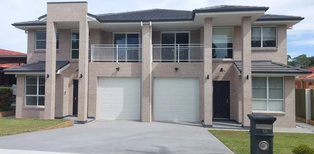 Hume Ave Ermington duplex – street view